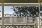 Enjoy the view of the bay, the sand spit and the ocean beyond from the balcony